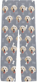 MyPupSocks Customized Face Pajamas Pants Photo Pajama Bottoms for Men S-XXL