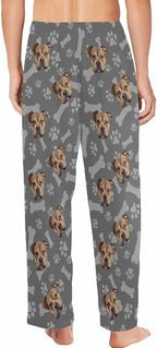 MyPupSocks Custom Pet Face Pajamas Pants Photo Pajama Bottoms for Men S-XXL