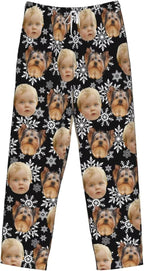 Custom Pajama Pants Personalized Pajama Bottoms With Photo Customizable Pajama For Men Women Add Your Design