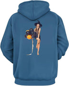 Artsadd Custom Face Unisex athletic Pockets Sweatshirt Loose Hoodie Custom Christmas Long Sleeve Sweatshirt Hooded Pullover