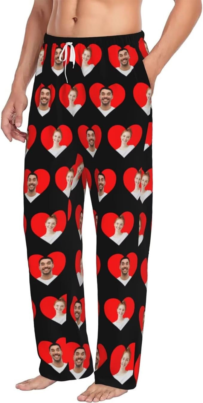 Custom Pajama Pants Personalized Pajama Bottoms With Photo Customizable Pajama For Men Women Add Your Design