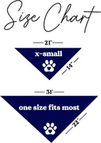 I'm Shy Please Ask to Pet Dog Bandana (Navy, OS 590)