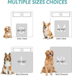 Waterproof Pet Blanket, Ultra Soft Luxury Faux Fur Throw Blanket for Couch, Cozy Warm Plush Blanket for Sofa Bedroom Living Room, Liquid Pee Proof for Large Dog or Cat, 40x60 inch, Cream