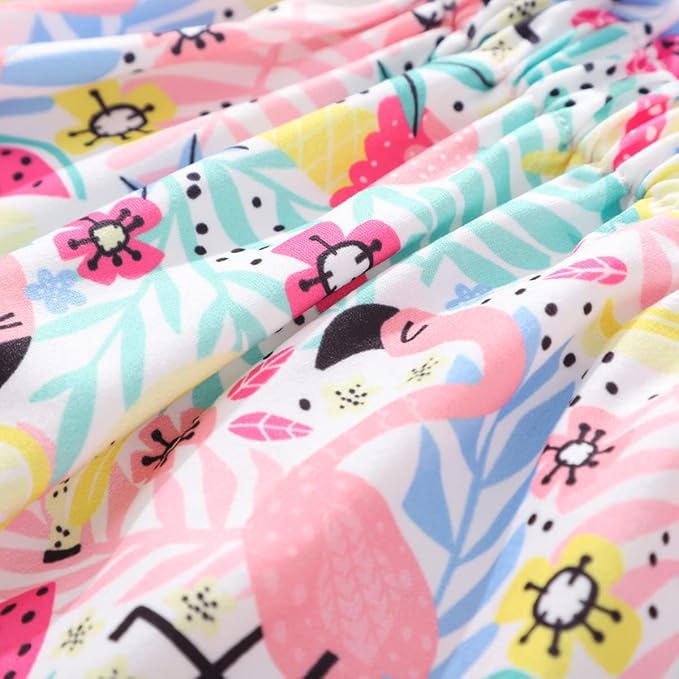 Akyzic Little Girl Skirt Outfit Two Piece Spring Summer Outfit Butterfly Dress Cat Print Skirt Toddler Girl Outfit Set