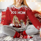 Wrappiness A Girl And Her Dog Christmas Sweatshirt - Cozy Unisex Fit Custom Shirt - Cute for Women Pet Lovers