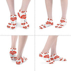 Personalized Ankle Socks with Face Custom Photo Socks Low Cut Ankle Socks Athletic Socks Valentine's Day Gifts for Women Men