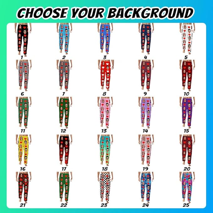 Custom Pajama Pants Customized Pajamas For Men Women Funny Xmas Pjs