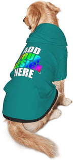 Personalized Pet Sweatshirt, Custom Dog Hooded with Pocket, Customize Hoodies for Dogs, Puppy, S, Tomato