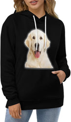 Artsadd Custom Face Unisex athletic Pockets Sweatshirt Loose Hoodie Custom Christmas Long Sleeve Sweatshirt Hooded Pullover