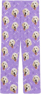 MyPupSocks Personalized Face Pajamas Pants Photo Pajama Bottoms for Men S-XXL
