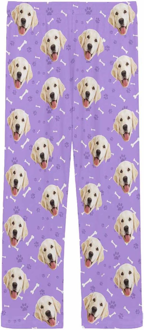 MyPupSocks Personalized Face Pajamas Pants Photo Pajama Bottoms for Men S-XXL