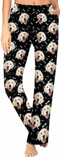 Custom Face Pajamas Pants Personalized Sleepwear Bottoms for Women XS-XXL