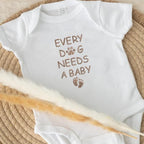 COUPLEHOODIES Personalized Baby Onesie Bodysuit – Custom Embroidery Gift for Pregnancy Reveal Baby Shower or First Grandchild