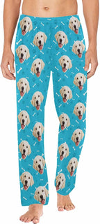 MyPupSocks Personalized Face Pajamas Pants Photo Pajama Bottoms for Men S-XXL