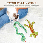 Cat Wand Toy with Round Base – Interactive Feather & Glow-in-The-Dark Octopus Attachments – Suction Cup Cat Toy for Indoor Cats & Kittens