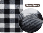 EXPAWLORER Plaid Cat Sweater - Pet Clothes Cat Puppy Vest Warm Fleece Hoodie for Cats, Fall and Cold Winter Coat Pullover Design, Buffalo Checked Sweatshirt Clothing Also for Small Dogs