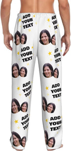 Custom Pajama Pants Personalized Pajama Bottoms With Photo Customizable Pajama For Men Women Add Your Design