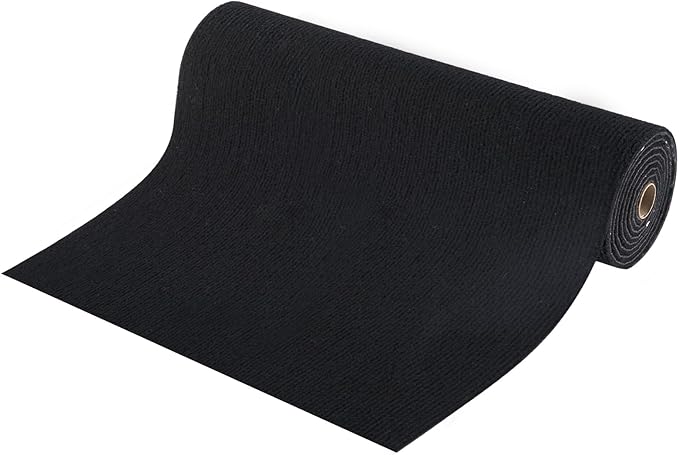 Large Cat Scratching Mat, 118"x15.8" Self-Adhesive Scratch Furniture Protector, Trimmable DIY Wall Climbing Carpet, Couch Protector, Scratching Pad Replacement (Black, 118"x15.8")