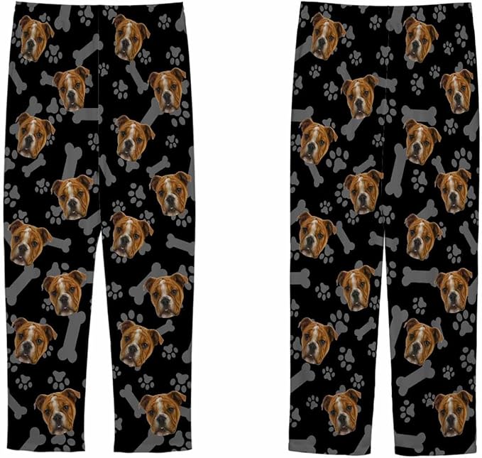 Customized Face Pajama Custom Pajama Pants with Photo for Women Mom
