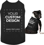 Apparelyn Custom Dog Shirt Design – Dog T-Shirt with Logo, Text or Image Print Custom Clothes for Dogs