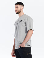 CAT Men's Trademark T-Shirts with Shape-Retention Rib Trim Spandex, Tagless Neck, and Cat Logo on Left Chest