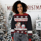Wrappiness A Girl And Her Dog Christmas Sweatshirt - Cozy Unisex Fit Custom Shirt - Cute for Women Pet Lovers