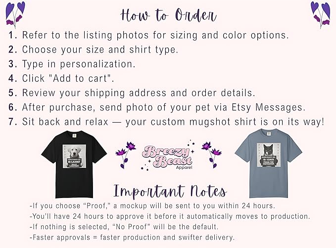 Custom Pet Mugshot Shirt with Photo and Name, Personalized Dog or Cat Mugshot T Shirt for Pet Lovers, Funny Custom Animal Portrait Shirt, Casual Unisex Pet Photo Tee