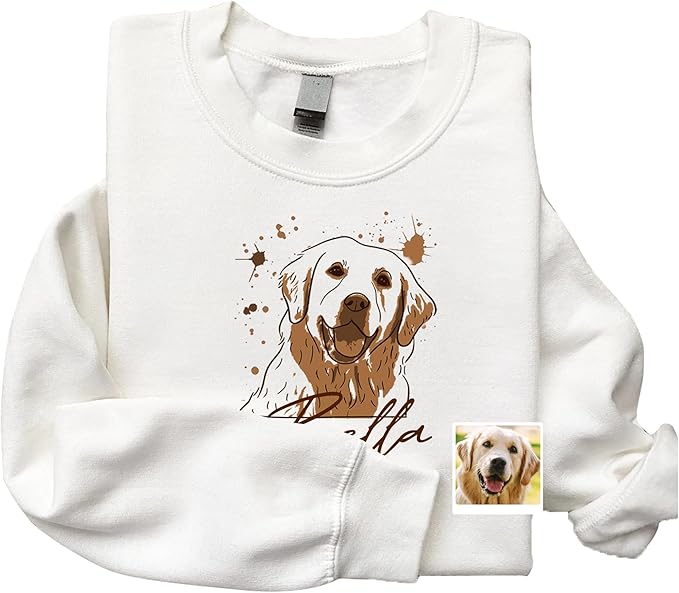 Custom Sweatshirts Design Your Own Personalized Sweatshirt For Women Gift For Dog Owner Dog Lovers for Christmas
