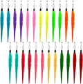 24 PCS Cat Worm Toy Refills, Cat Wand Toy Replacement Interactive Cats Wand Replacement Cats Toys Interactivefor Teaser for Kitten