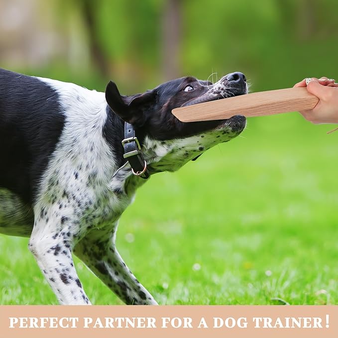 Barydat 2 Pcs Break Stick Dog Fight 10.04'' x 1.77'' x 0.79'' Dog Stick Toy with Ropes for Training German Shepherd Most Dogs