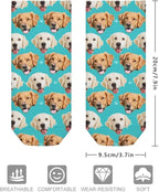Personalized Ankle Socks with Face Custom Photo Socks Low Cut Ankle Socks Athletic Socks Valentine's Day Gifts for Women Men