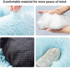 Cat Beds for Indoor Cats,24 Inch Dog Bed for Small Melium Large Dogs, Washable-Round Pet Bed for Puppy and Kitten with Slip-Resistant Bottom
