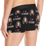 M YESCUSTOM Custom Boxers Briefs for Men Personalized Boxers with Face Mens Funny Underwear with Photo XS-5XL