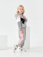 Toddler Baby Girls Clothes Long-sleeve Tie Dye Hoodie Sweatshirt Pants Hooded Outfit Set