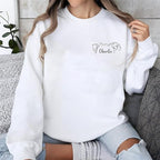 Noni Personalized Portrait Hoodie or Sweatshirt with Dog Cat Photo, Custom Sweatshirt with Drawing and Name, Unique Gift for Dog Mom Dad, Animal Lover Birthday
