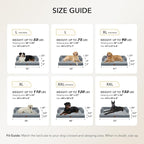 Orthopedic Dog Beds for Extra Large Dogs, Waterproof Egg Crate Foam XL Dog Bed with Sides 45x35Inch, Big Dogs Couch Beds with Removable Washable Cover and Nonskid Bottom, Grey
