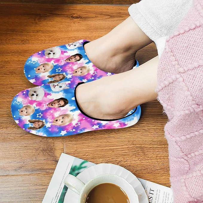Artsadd Custom Pajamas for Women Men Family, Personalized Face Pjs Pajama Pants, Funny Pet Photo Loungewear Sleepwear Jammies