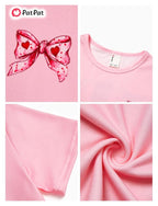 PATPAT Girls Crewneck Short Sleeve Graphic Tees Animal Print Shirts Cute Summer Outfits 5-12 Years