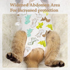 ANWA Cat Recovery Suit - Breathable Cat Onesie for Cats After Surgery Female, Kitten Surgery Recovery Suit Female Abdominal Wounds