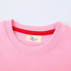 Toddler Baby Girls Cotton Sweater, Long Sleeve Crewneck Sweatshirt Pullover Kids Warm Clothing for Fall Winter