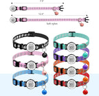 Cat Collar Breakaway with QR Code Name Tag, Reflective Kitten Collars with Bell, Cat ID Tag Personalized, Ultra-Durable, Adjustable, Quick Release, Fits Most Girl Boy Small Large Cats
