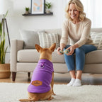 Personalized Fleece Dog Sweater with Name Custom Pullover Winter Clothes for Dogs Cats Soft Pet Clothes for Small Medium Large Dog Christmas Birthday Gifts for Pet Lover