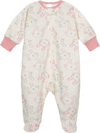 Onesies Brand Baby Girls' 4-pack Sleep 'N Play Footies Multi Pack
