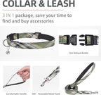 PUPTECK Adjustable Dog Harness Collar and Leash Set Step in No Pull Pet Harness for Small Medium Dogs Puppy and Cats Outdoor Walking Running, Soft Mesh Padded Reflective Vest Harnesses, Grn&YLW, XS