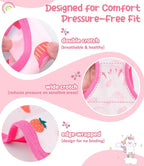 Girls and Toddlers 100% Cotton Underwear Tagless Soft Panties Size 2-3T,4-5T,6,8,10,12 (6-Pack)