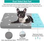 Waterproof Dog Bed for Large Dog, Memory Foam Orthopedic Dogs Beds & Furniture for Large Sized Dogs, Anti-Slip & Washable Puppy Mat for Sleeping, Plush Flannel Top Pet Beds, Grey