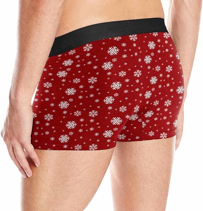 M YESCUSTOM Custom Faces Funny Short Briefs Gift for Husband Underwear