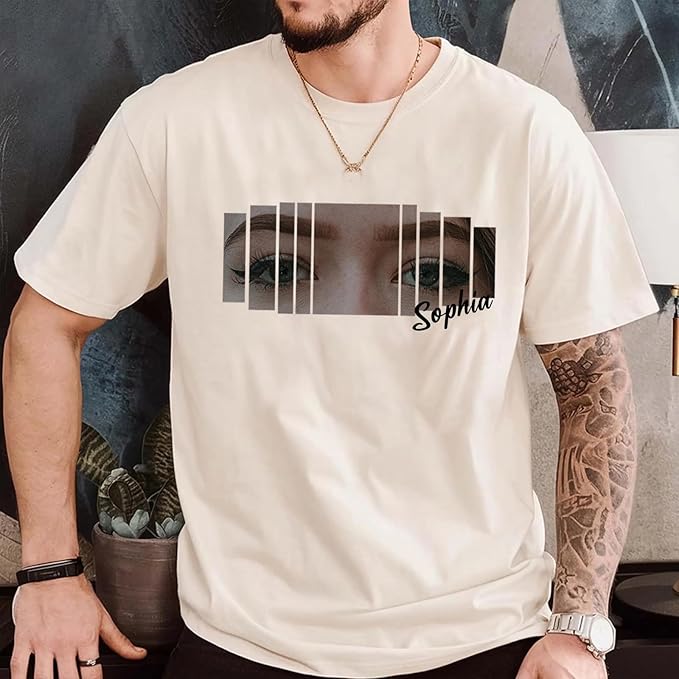 NAZENTI Custom Valentine Shirt Gifts for Boyfriend, Customized Bootleg Rap Tee