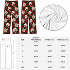 Artsadd Personalized Christmas Pajama Pants Socks for Men Custom Photo Pajama Bottoms for Men S-XXL