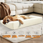 Dog Bed Medium Size Dog-Orthopedic Waterproof Bed for Dogs,Foam Couch Sofa with Washable Removable Cover & Non-Slip Bottom